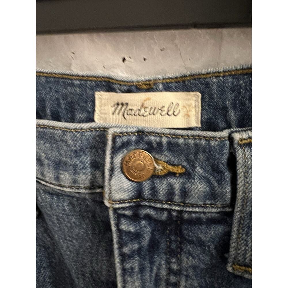 Madewell Balloon Jeans Sz 8 Cropped Festival Coastal Western Boho - Picture 3 of 6